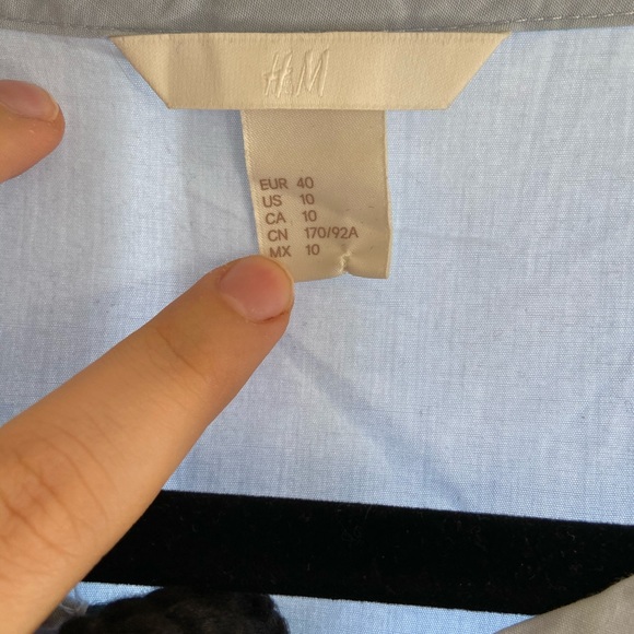 H&M blue Embroidered Dress - Picture 5 of 5